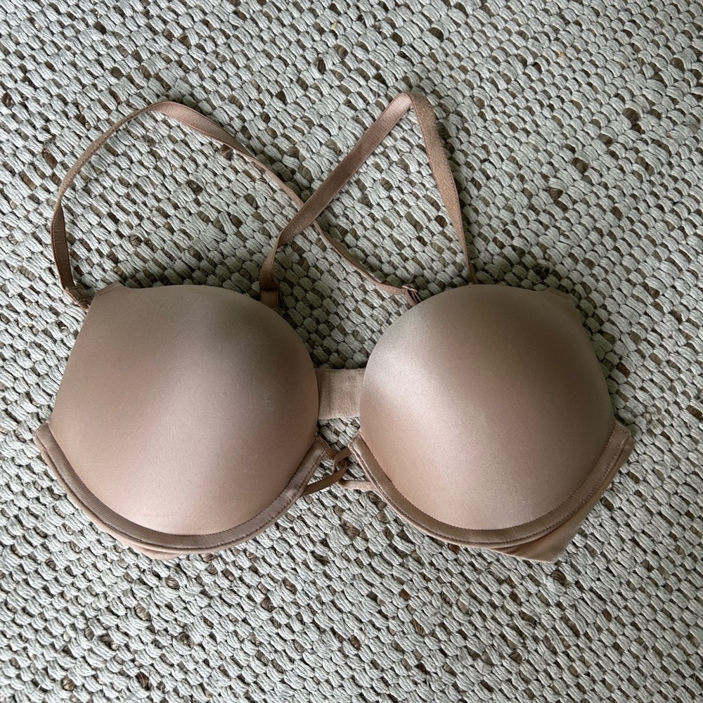 Victoria's Secret Bombshell add 2cup sizes Nude Bra